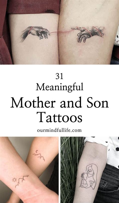 mom and son tattoos